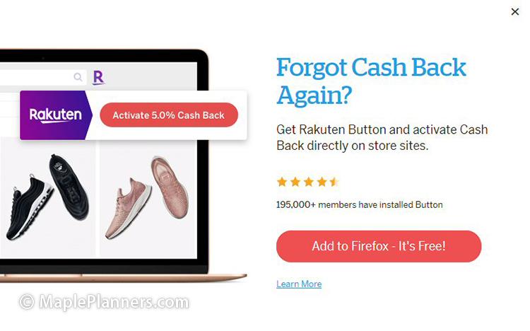 Rakuten Review: Cash Back Browser Extension
