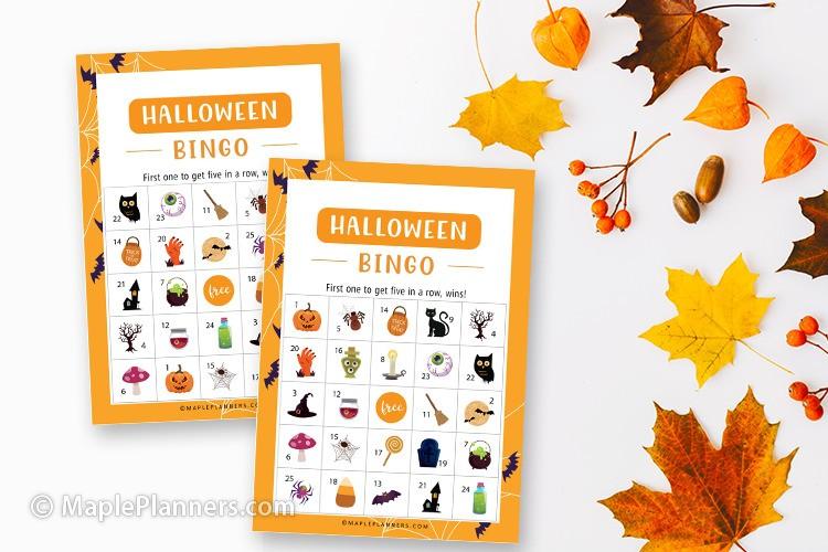 Printable Halloween Bingo for Kids