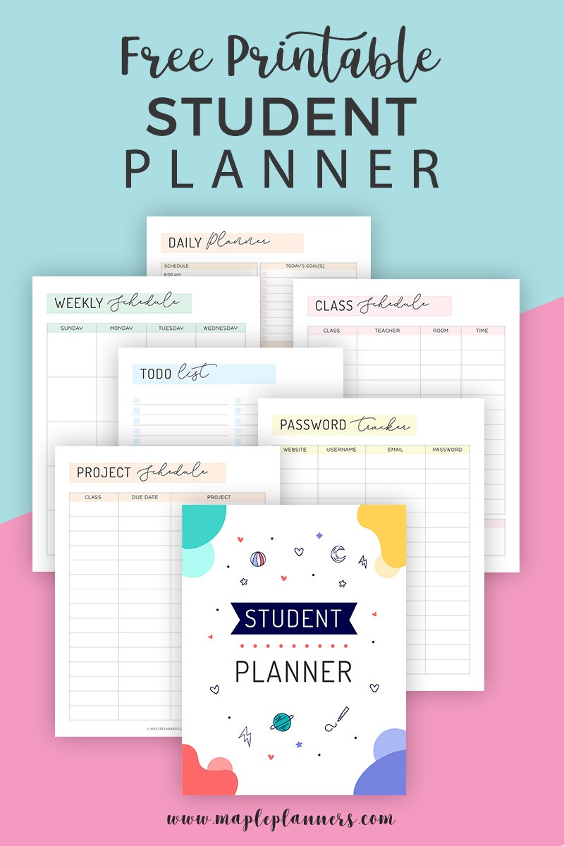 Student Planner Printable