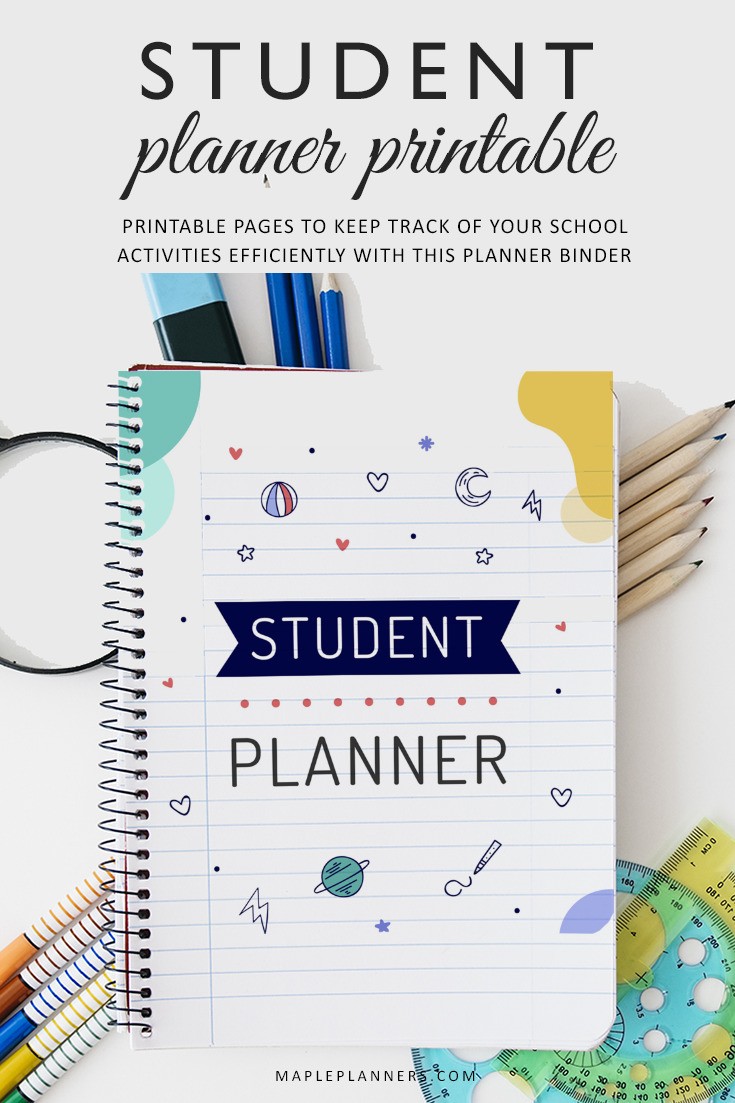 free printable student planner pdf