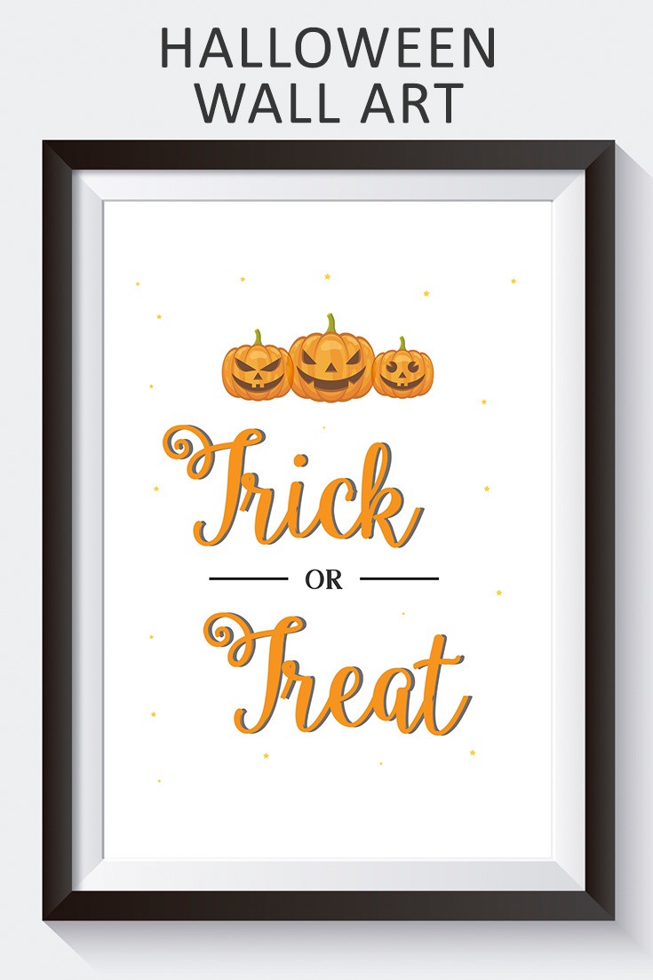 Trick or Treat Halloween Wall Art