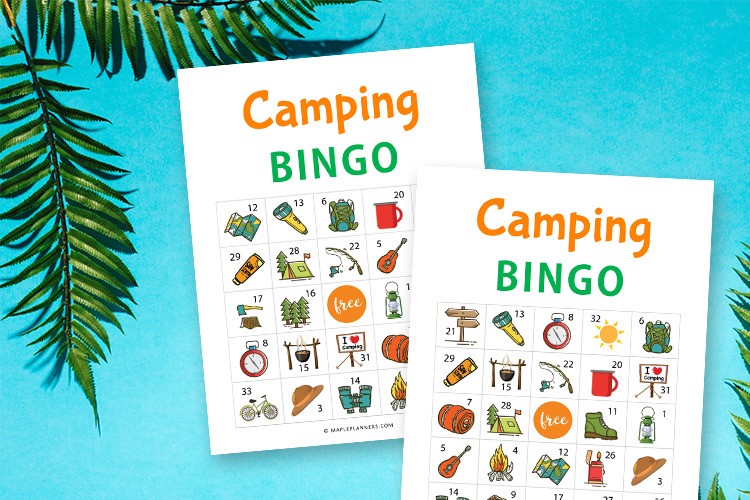 Free Printable Camping Bingo