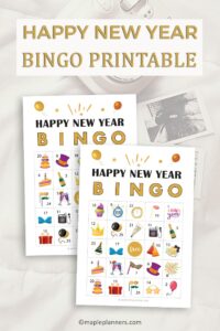 Printable New Year’s Eve Bingo Cards