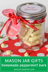 DIY Mason Jar Gifts: Homemade Peppermint Bark