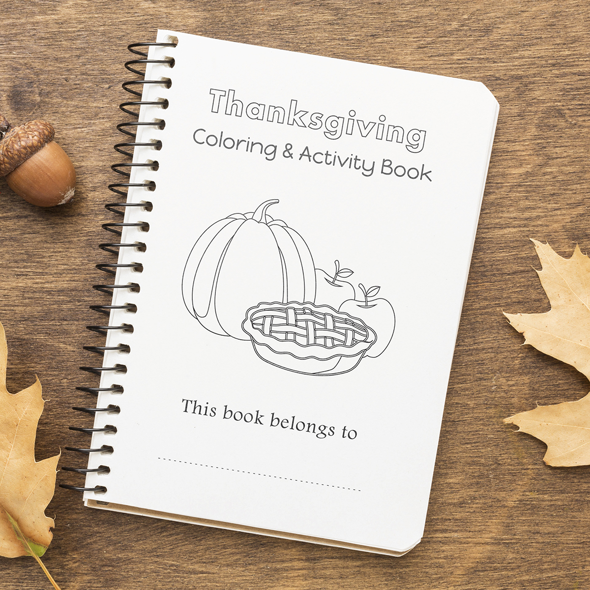 Thanksgiving and Coloring Book Printable