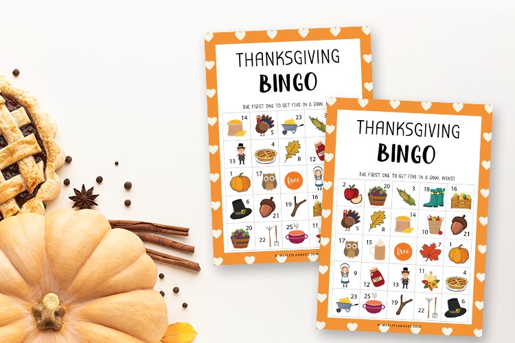 Thanksgiving Bingo Free Printable