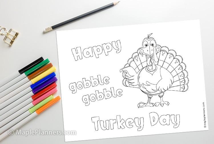 Thanksgiving Coloring Sheets Free Printable