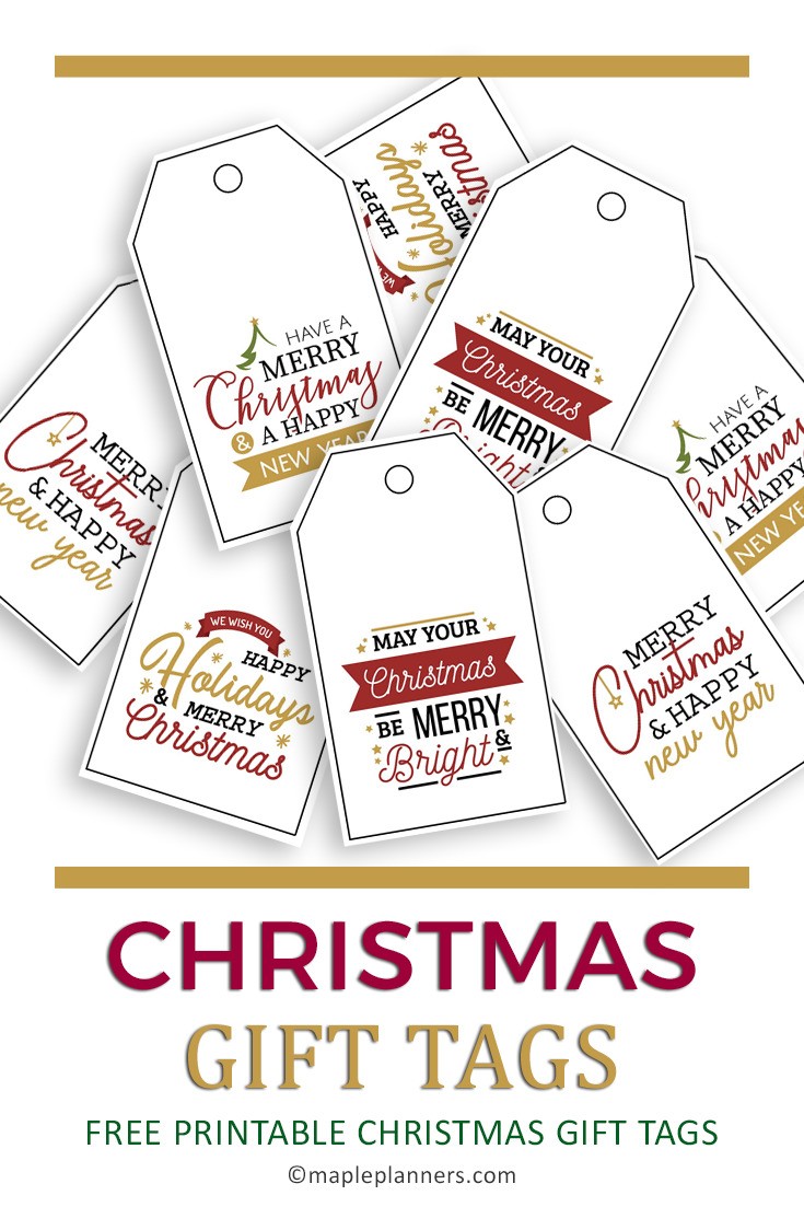 Blank Gift Tags Template - Free Printable