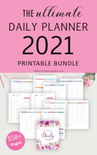Organize with Daily Planner Printable