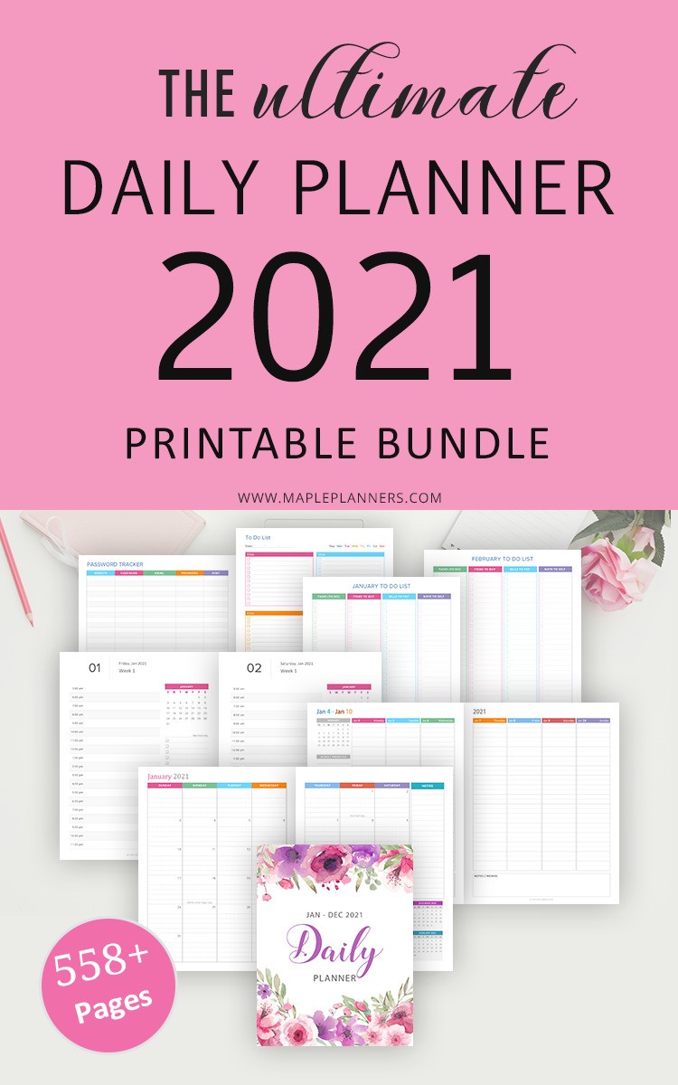 Daily Planner 2021