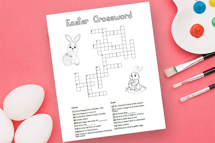 Free Printable Easter Crossword Puzzle