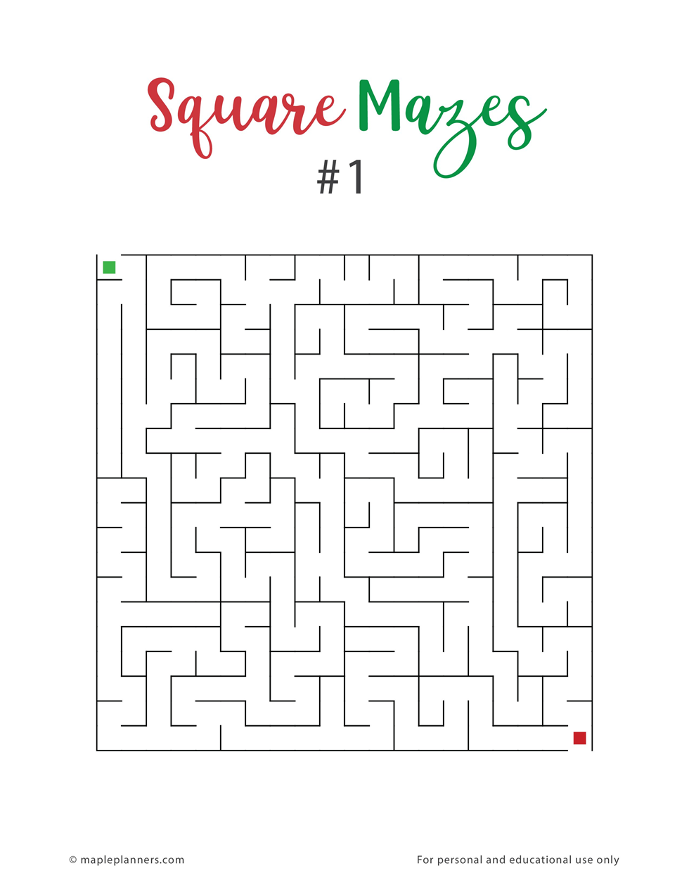 Free Printable Mazes for Kids at AllKidsNetwork.com