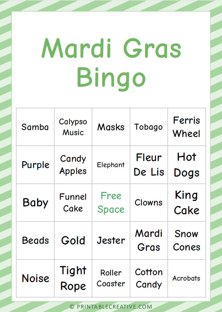 Create your own Bingo Cards