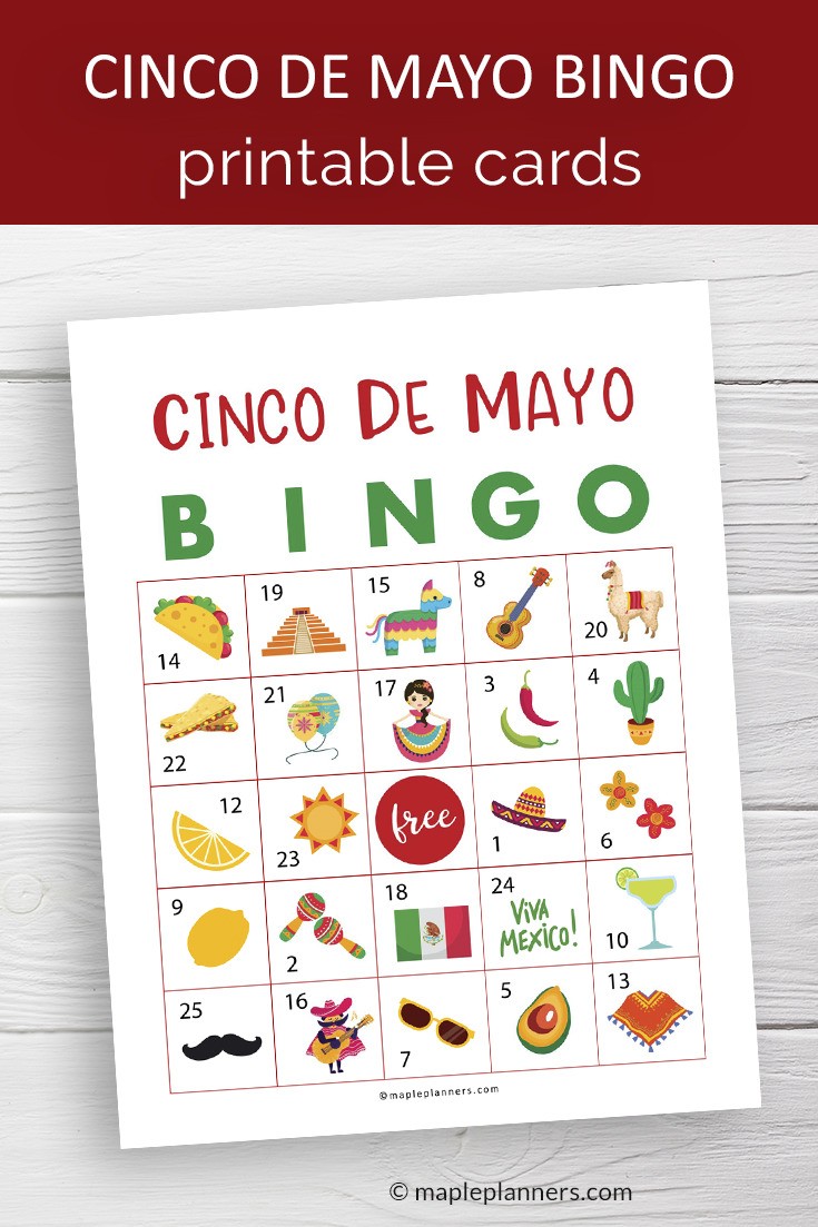 Cinco de Mayo Bingo