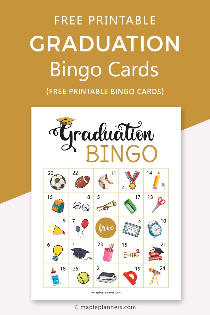 Graduation Bingo Printable