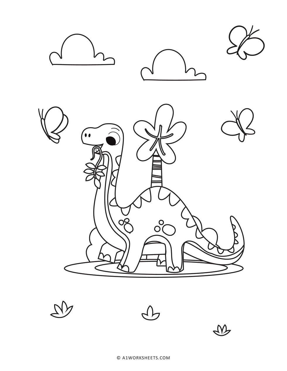 Dinosaur Coloring Pages