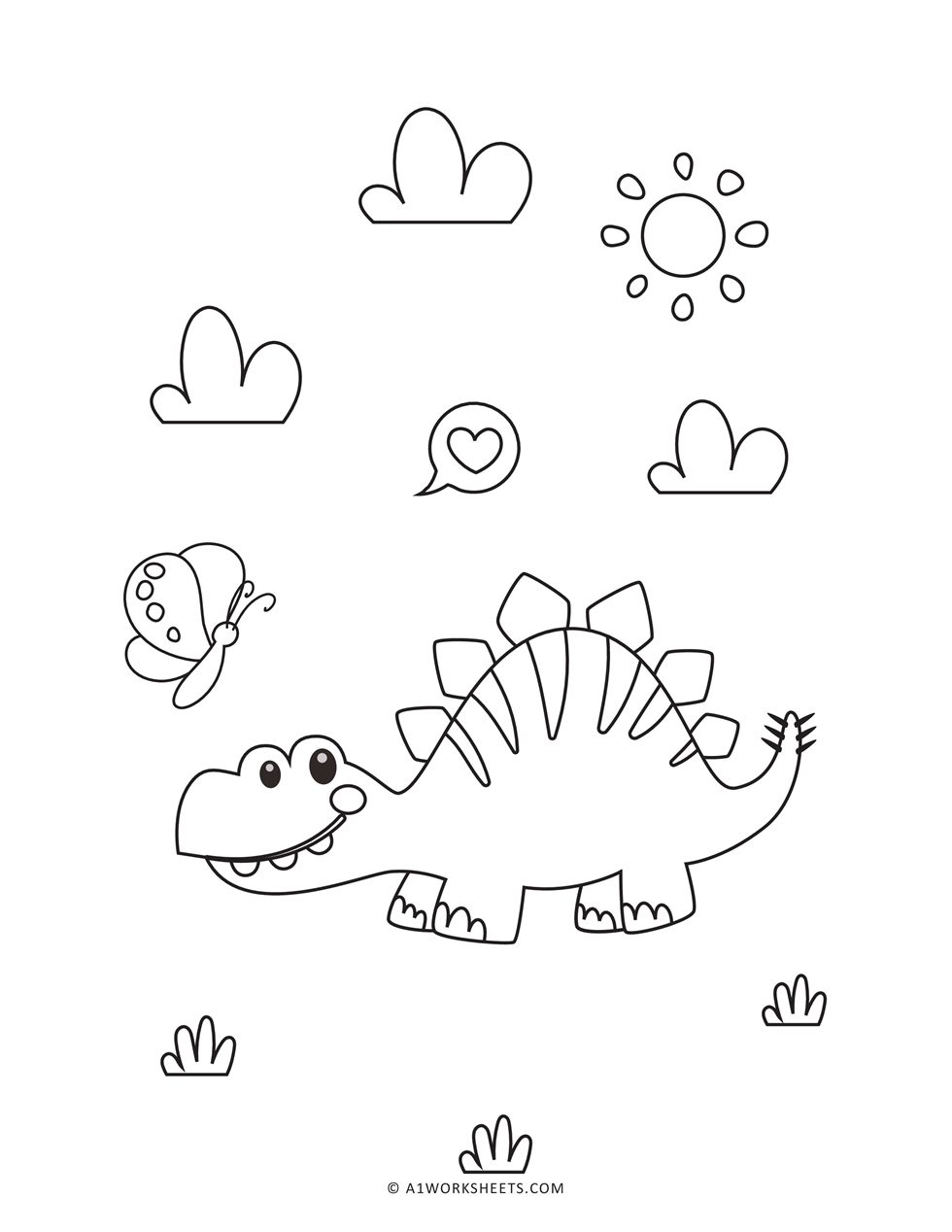 Dinosaur Coloring Pages