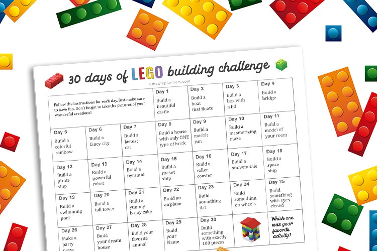 30 Day LEGO Building Challenge