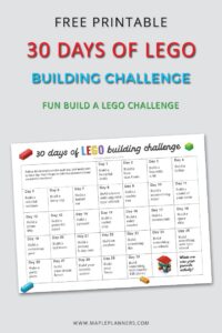 30 Day LEGO Building Challenge