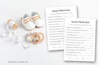 Free Printable Nursery Rhyme Quiz