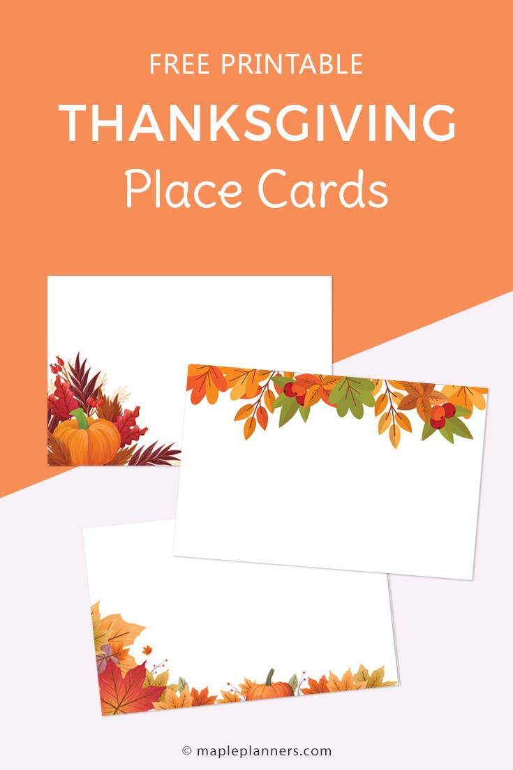 Printable Place Cards