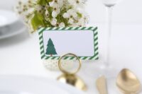 Free Printable Christmas Place Cards
