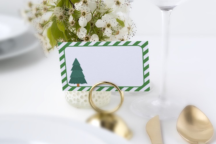 Free Printable Christmas Place Cards