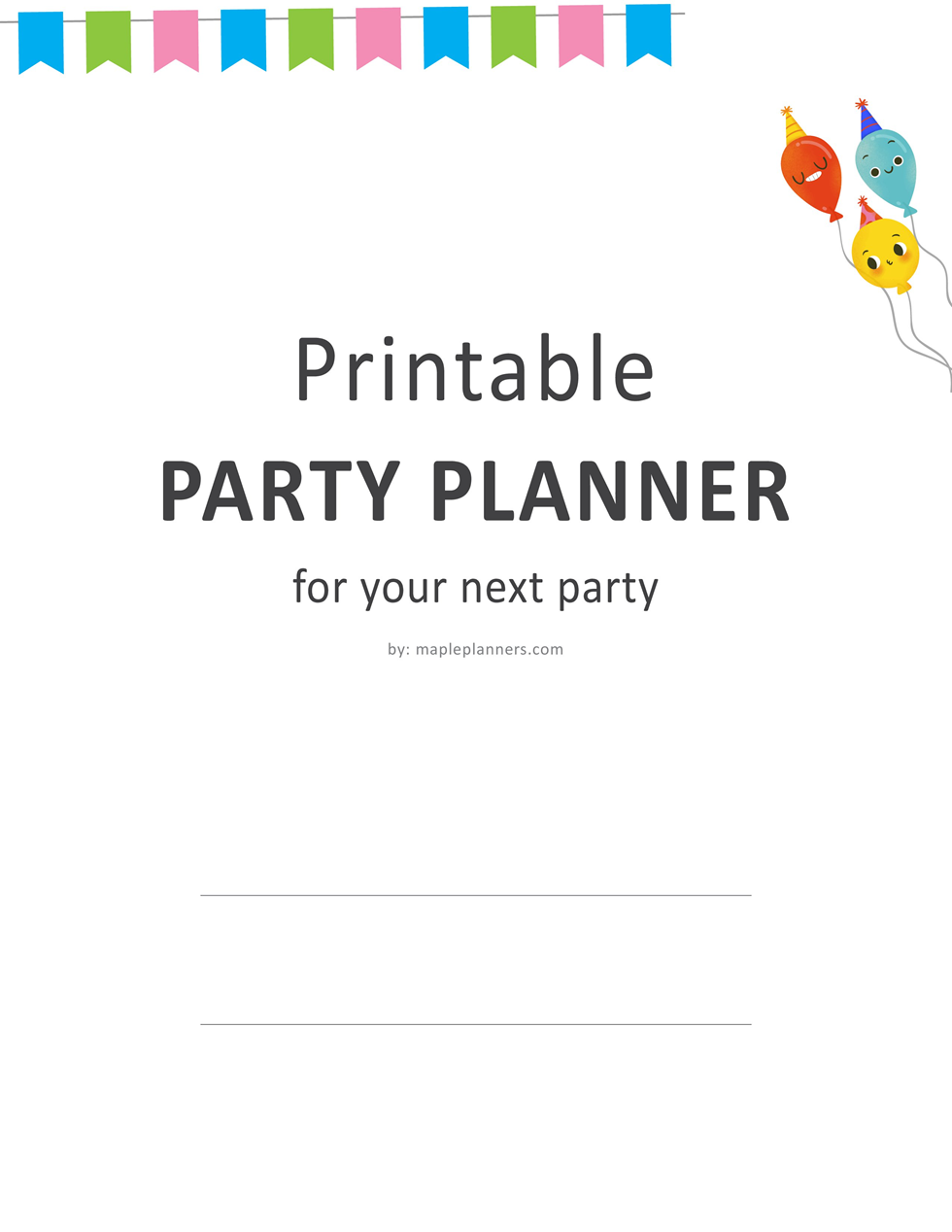 Party Planner Cover