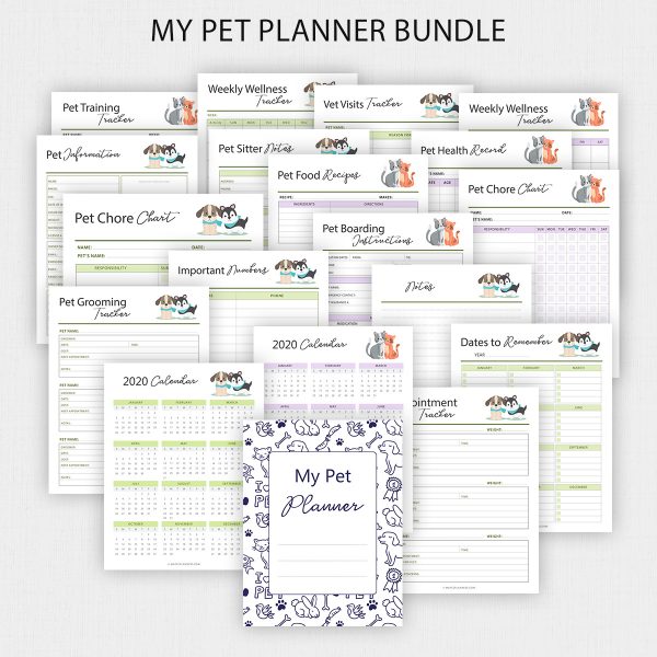 Pet Care Planner Bundle