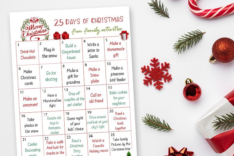 Family Advent Calendar Activities