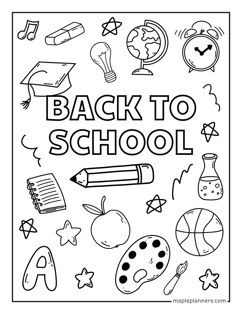 School Color Sheet School Color Sheet