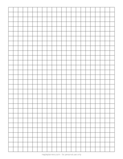 Make your own Grid Graph Paper