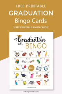 Graduation Bingo Game Printable