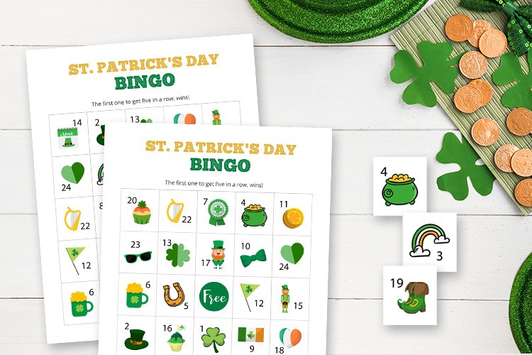 St. Patrick’s Day Bingo Game Printable